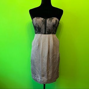 Bcbg Strapless Lined Formal Cocktail Dress, Size 2, Has POCKETS! NWT